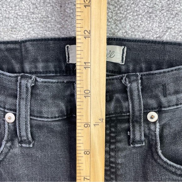 Madewell Jeans Women's 25 Black Classic Straight High Rise Denim Stretch J2054 - Picture 12 of 15